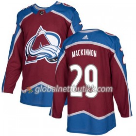 Colorado Avalanche Hockeydrakt Nathan MacKinnon 29 2017-2018 Rød Adidas Authentic - Herre